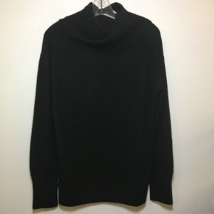 Vince Black 100% Cashmere Cowl Neck Sweater size L